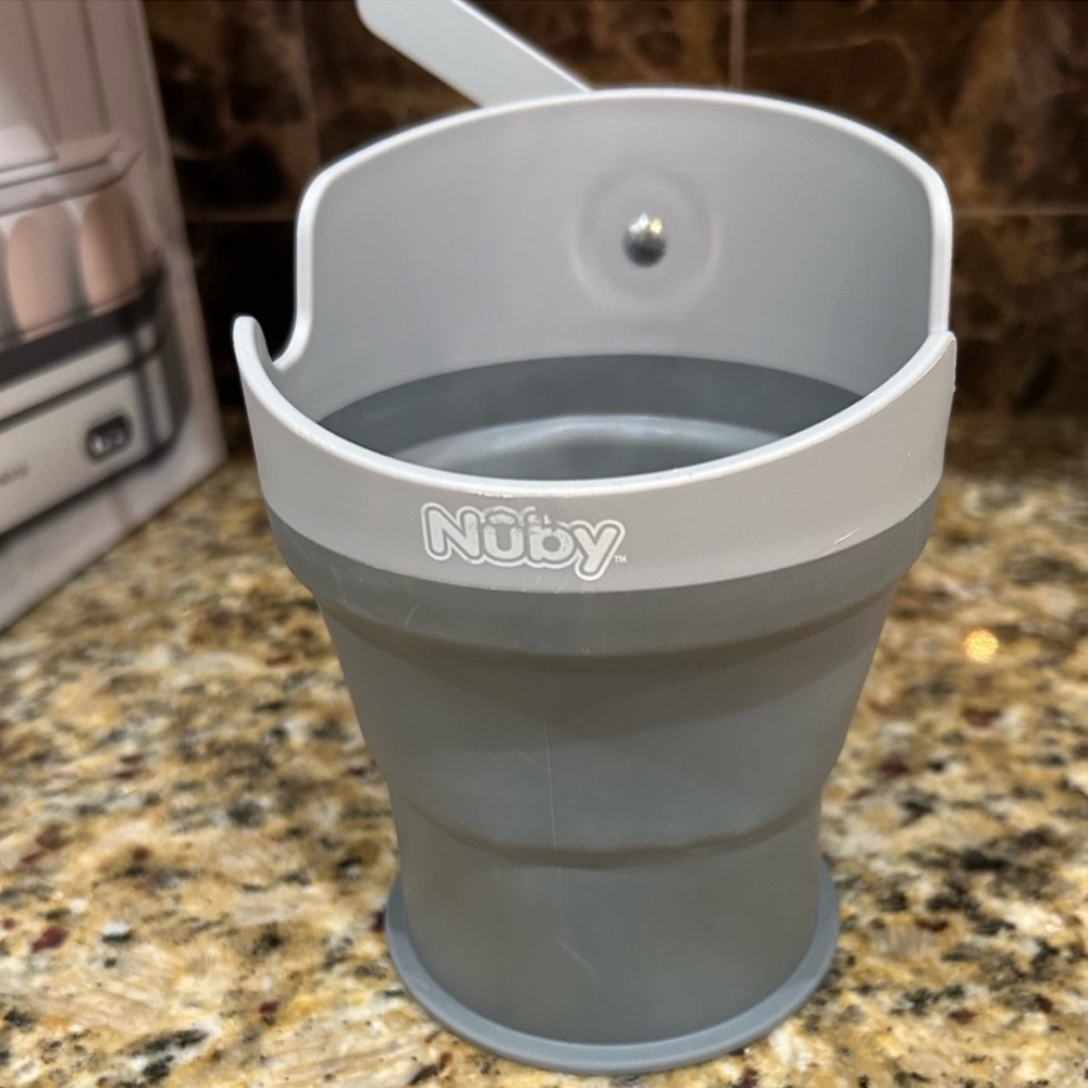Nuby Gray Collapsible Cup